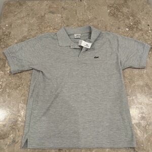 Lacoste Kids Light Gray Polo Shirt